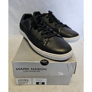 Mark Nason Black Leather Mens Shoes Size 8